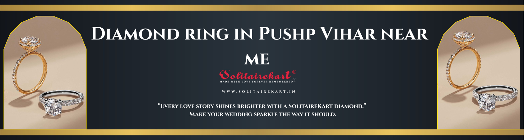 Diamond Ring in Pushp Vihar Near Me – Find the Perfect Sparkle